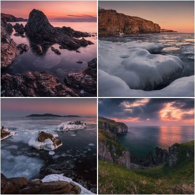 Russia. The coast of the Sea of Japan